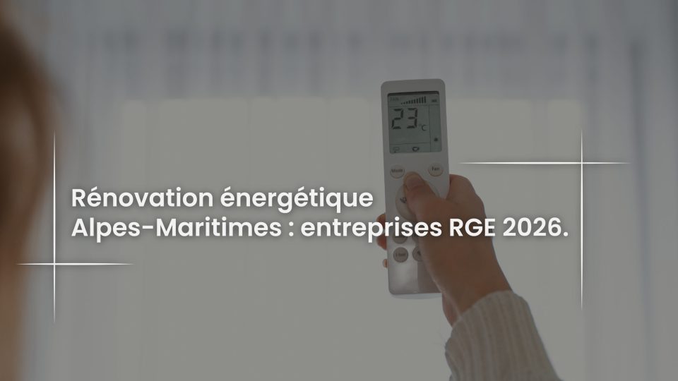 Blog Rénovation énergétique Alpes-Maritimes - entreprises RGE 2026PIZZA