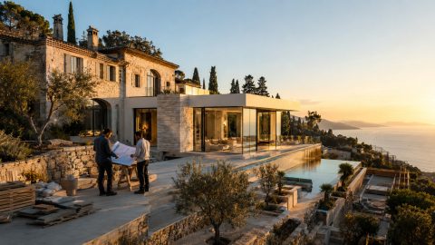 CONSTRUCTION EXTENSION VILLA DANS LES ALPES MARITIMES ADN BTP (1)
