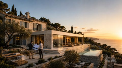 CONSTRUCTION EXTENSION VILLA DANS LES ALPES MARITIMES ADN BTP (2)
