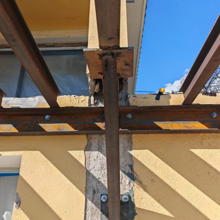 LA FARGES - PROJETS RENOVATION CONSTRUCTION D UNE TERRASSE EN PORTE A FAUX STRUCTURE METALLIQUE NICE ET ALPES MARITIMES 2
