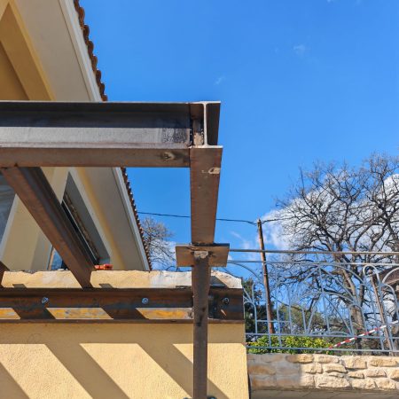 LA FARGES - PROJETS RENOVATION CONSTRUCTION D UNE TERRASSE EN PORTE A FAUX STRUCTURE METALLIQUE NICE ET ALPES MARITIMES 4