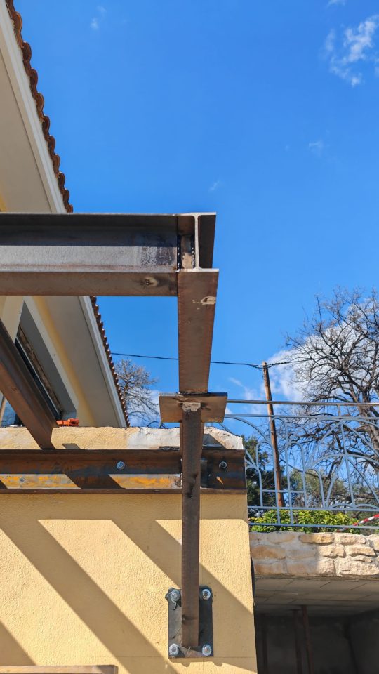 LA FARGES - PROJETS RENOVATION CONSTRUCTION D UNE TERRASSE EN PORTE A FAUX STRUCTURE METALLIQUE NICE ET ALPES MARITIMES 4