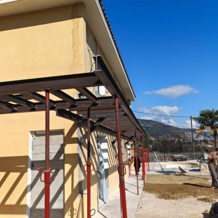LA FARGES - PROJETS RENOVATION CONSTRUCTION D UNE TERRASSE EN PORTE A FAUX STRUCTURE METALLIQUE NICE ET ALPES MARITIMES 5