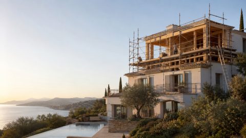 SURRELAVATION DE VILLA DANS LES ALPES MARITIMES (5)