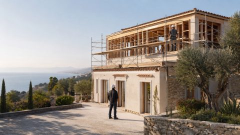 SURRELAVATION DE VILLA DANS LES ALPES MARITIMES (6)