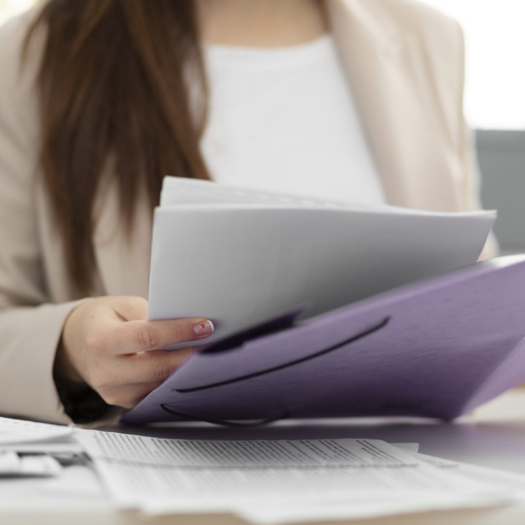 young-adult-organizing-documents